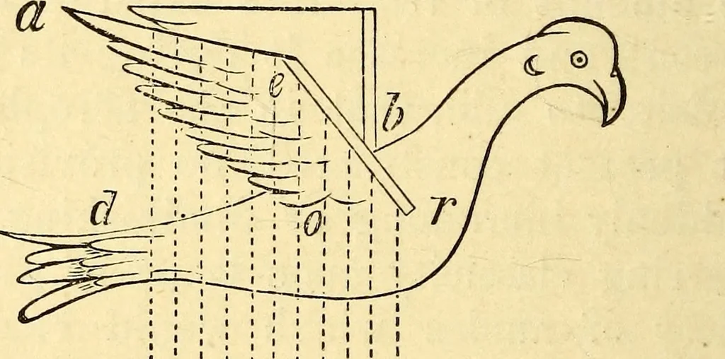 An illustration from Animal locomotion, or Walking, swimming, and flying, with a dissertation on aëronautics, 1874, leaf 247