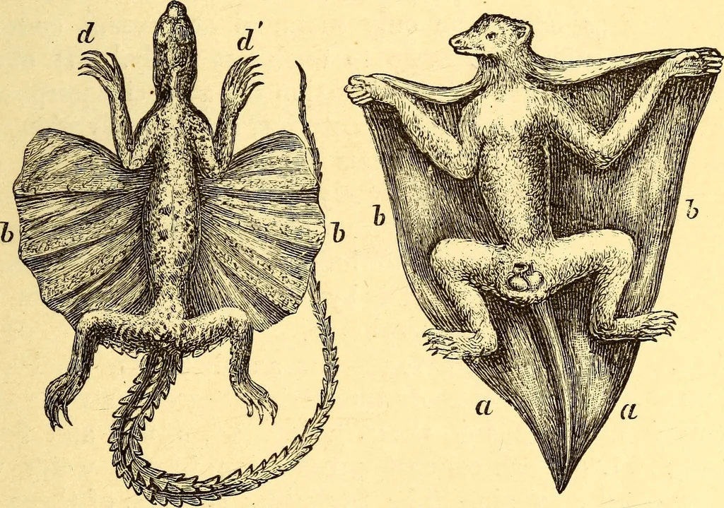 An illustration from Animal locomotion, or Walking, swimming, and flying, with a dissertation on aëronautics, 1874, leaf 60