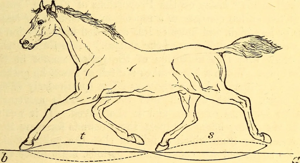An illustration from Animal locomotion, or Walking, swimming, and flying, with a dissertation on aëronautics, 1874, leaf 66