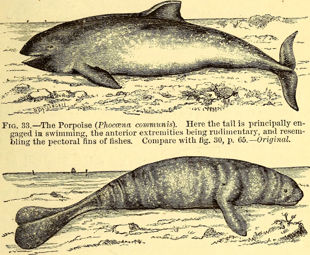 An illustration from Animal locomotion, or Walking, swimming, and flying, with a dissertation on aëronautics, 1874, leaf 98