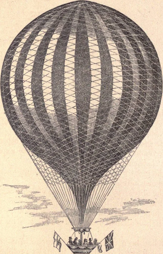 An illustration from Animal locomotion, or Walking, swimming, and flying, with a dissertation on aëronautics, 1874, leaf 235