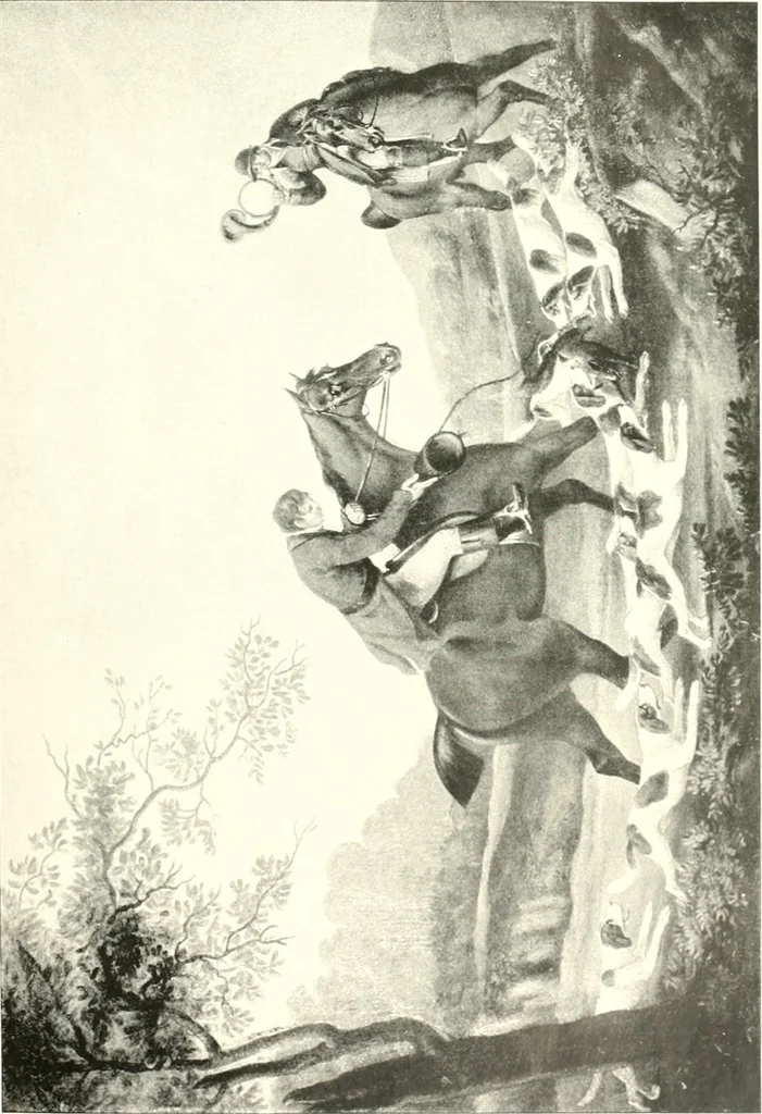 An illustration from Animal painters of England from the year 1650 : a brief history of their lives and works: illustrated with--specimens of their paintngs, 1900, leaf 108