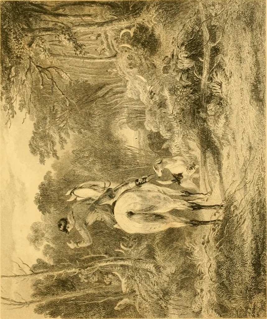 An illustration from Animal painters of England from the year 1650 : a brief history of their lives and works: illustrated with--specimens of their painting, 1900, leaf 276