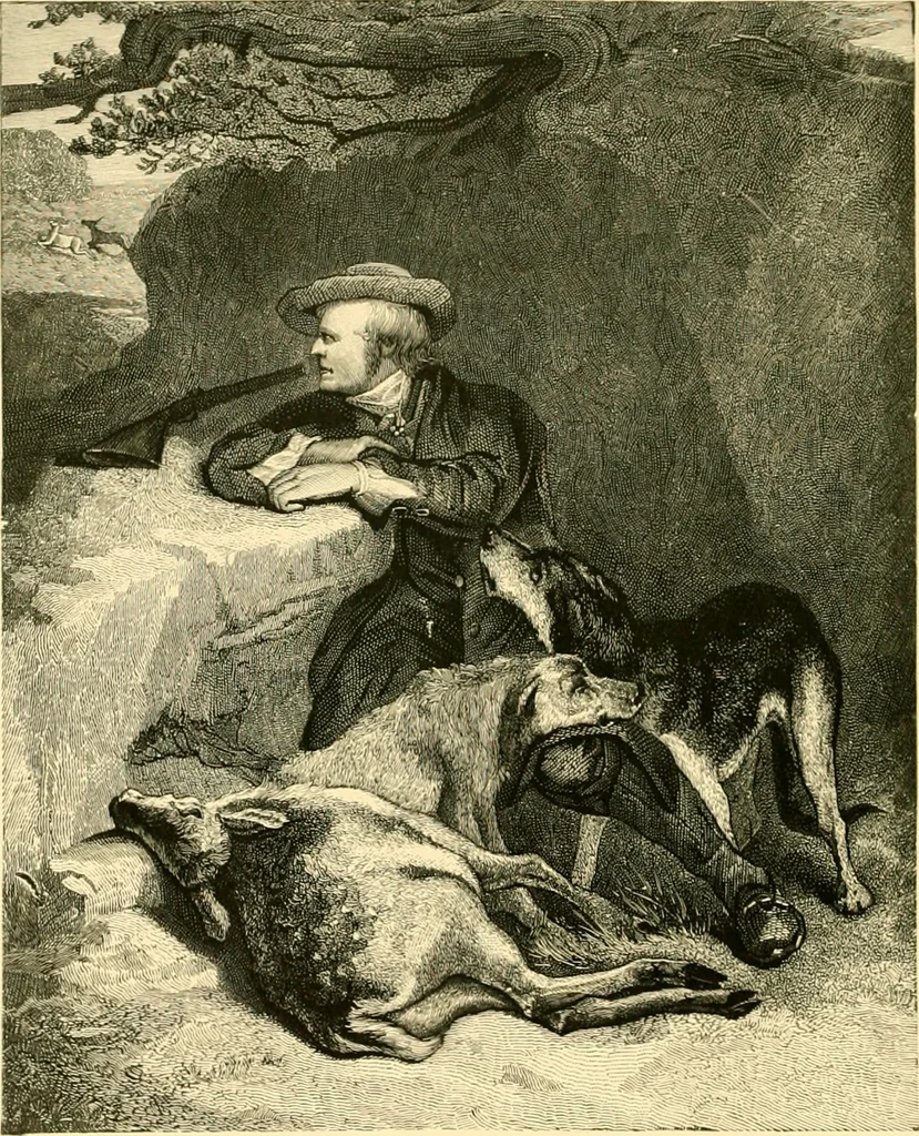 An illustration from Animal painters of England from the year 1650 : a brief history of their lives and works: illustrated with--specimens of their painting, 1900, leaf 7