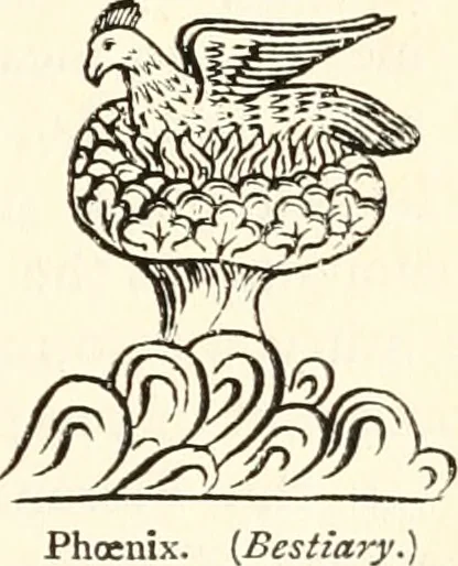 An illustration from Animal symbolism in ecclesiastical architecture, 1896, leaf 144