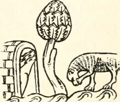 An illustration from Animal symbolism in ecclesiastical architecture, 1896, leaf 166