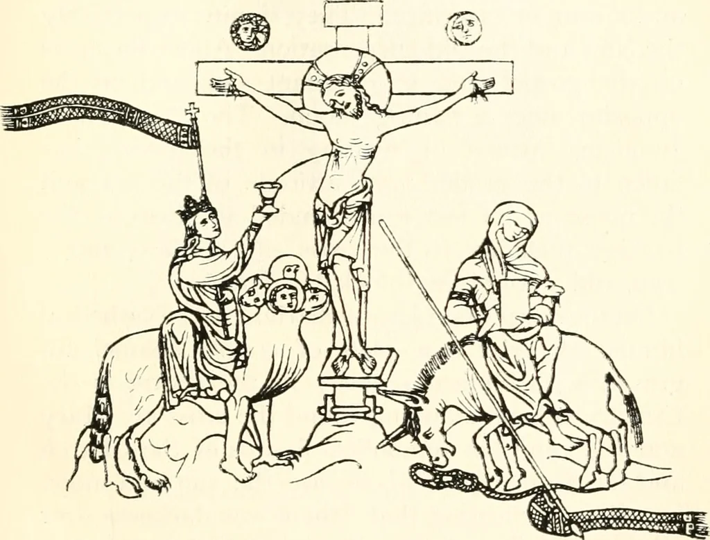 An illustration from Animal symbolism in ecclesiastical architecture, 1896, leaf 170