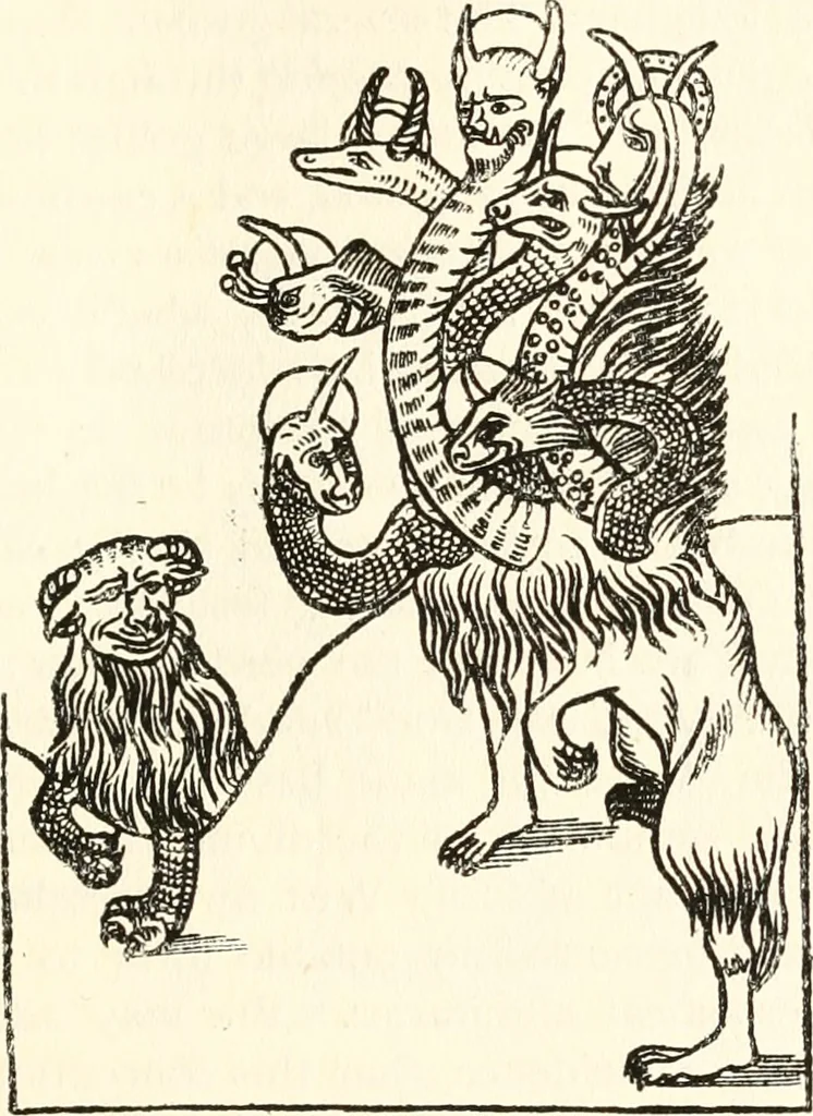 An illustration from Animal symbolism in ecclesiastical architecture, 1896, leaf 172