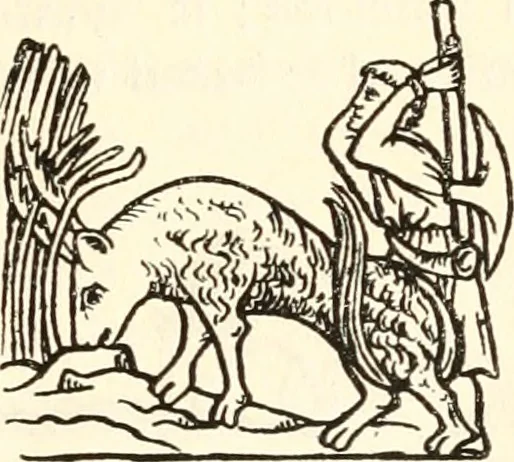 An illustration from Animal symbolism in ecclesiastical architecture, 1896, leaf 188