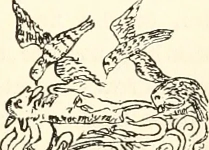 An illustration from Animal symbolism in ecclesiastical architecture, 1896, leaf 220