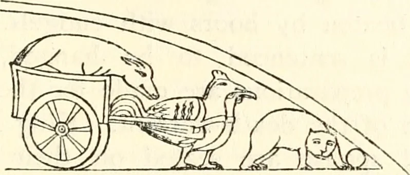 An illustration from Animal symbolism in ecclesiastical architecture, 1896, leaf 228