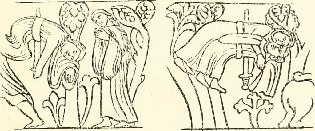 An illustration from Animal symbolism in ecclesiastical architecture, 1896, leaf 320