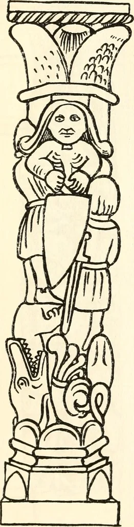 An illustration from Animal symbolism in ecclesiastical architecture, 1896, leaf 340