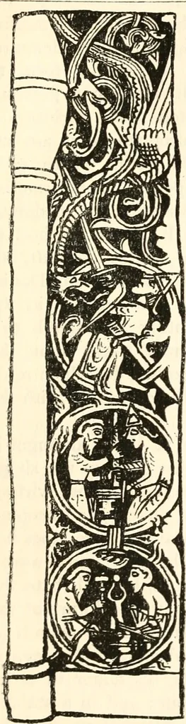 An illustration from Animal symbolism in ecclesiastical architecture, 1896, leaf 342