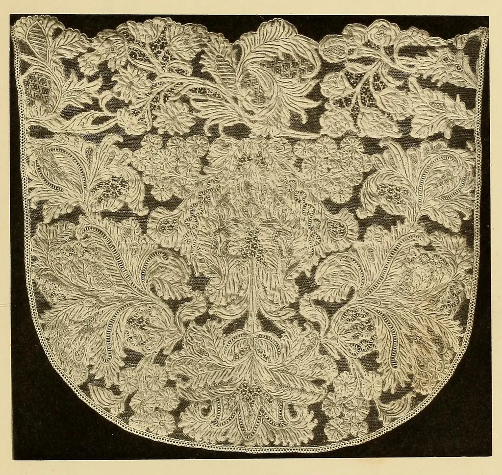 An illustration from Anna Dike Scott collection of old lace, 1905, leaf 27