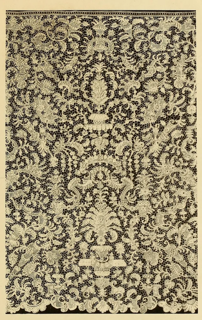 An illustration from Anna Dike Scott collection of old lace, 1905, leaf 49