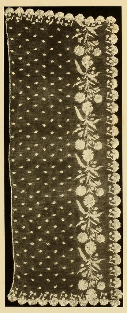 An illustration from Anna Dike Scott collection of old lace, 1905, leaf 61