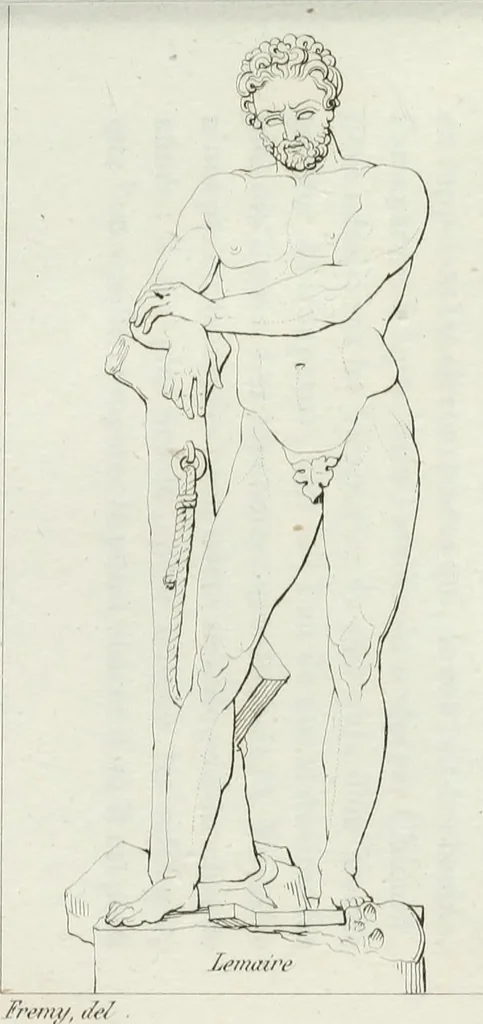 An illustration from Annales de l'école française des beaux-arts : recueil de gravures au trait ... avec des notices historiques et critiques, des considérations sur l'état et les progrès des arts, la biographie des artistes dont la France déplore chaque année la perte, etc., etc., 1827, leaf 168