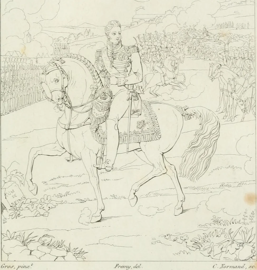An illustration from Annales de l'école française des beaux-arts : recueil de gravures au trait ... avec des notices historiques et critiques, des considérations sur l'état et les progrès des arts, la biographie des artistes dont la France déplore chaque année la perte, etc., etc., 1827, leaf 192