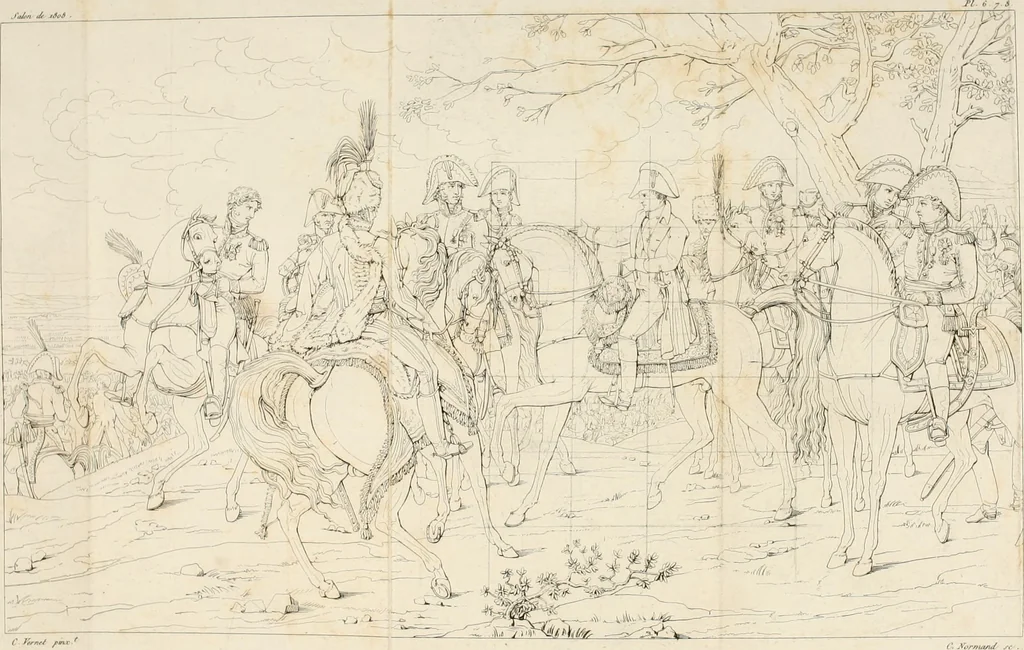 An illustration from Annales du musée et de l'école moderne des beaux-arts : recueil de gravures au trait, d'après les principaux ouvrages de peinture, sculpture, ou projets d'architecture, qui, chaque année, ont remporté le prix, soit aux écoles spéciales, soit aux concours nationaux : les productions des artistes en tous genres, qui, aux différentes expositions, ont été citées avec éloges : les morceaux les plus estimés ou inédits de la galerie de peinture : la suite complète de celle des antiques : édifices anciens et modernes, etc., 1800, leaf 26