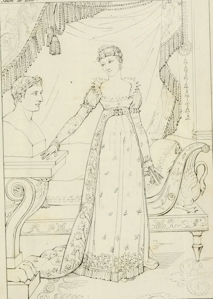 An illustration from Annales du musée et de l'école moderne des beaux-arts : recueil de gravures au trait, d'après les principaux ouvrages de peinture, sculpture, ou projets d'architecture, qui, chaque année, ont remporté le prix, soit aux écoles spéciales, soit aux concours nationaux : les productions des artistes en tous genres, qui, aux différentes expositions, ont été citées avec éloges : les morceaux les plus estimés ou inédits de la galerie de peinture : la suite complète de celle des antiques : édifices anciens et modernes, etc., 1800, leaf 46