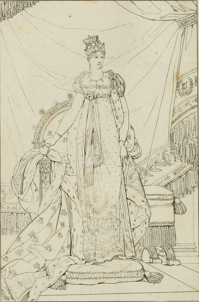 An illustration from Annales du musée et de l'école moderne des beaux-arts : recueil de gravures au trait, d'après les principaux ouvrages de peinture, sculpture, ou projets d'architecture, qui, chaque année, ont remporté le prix, soit aux écoles spéciales, soit aux concours nationaux : les productions des artistes en tous genres, qui, aux différentes expositions, ont été citées avec éloges : les morceaux les plus estimés ou inédits de la galerie de peinture : la suite complète de celle des antiques : édifices anciens et modernes, etc., 1800, leaf 103