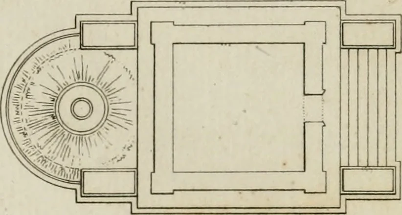 An illustration from Annales du musée et de l'école moderne des beaux-arts : recueil de gravures au trait, d'après les principaux ouvrages de peinture, sculpture, ou projets d'architecture, qui, chaque année, ont remporté le prix, soit aux écoles spéciales, soit aux concours nationaux : les productions des artistes en tous genres, qui, aux différentes expositions, ont été citées avec éloges : les morceaux les plus estimés ou inédits de la galerie de peinture : la suite complète de celle des antiques : édifices anciens et modernes, etc., 1800, leaf 33