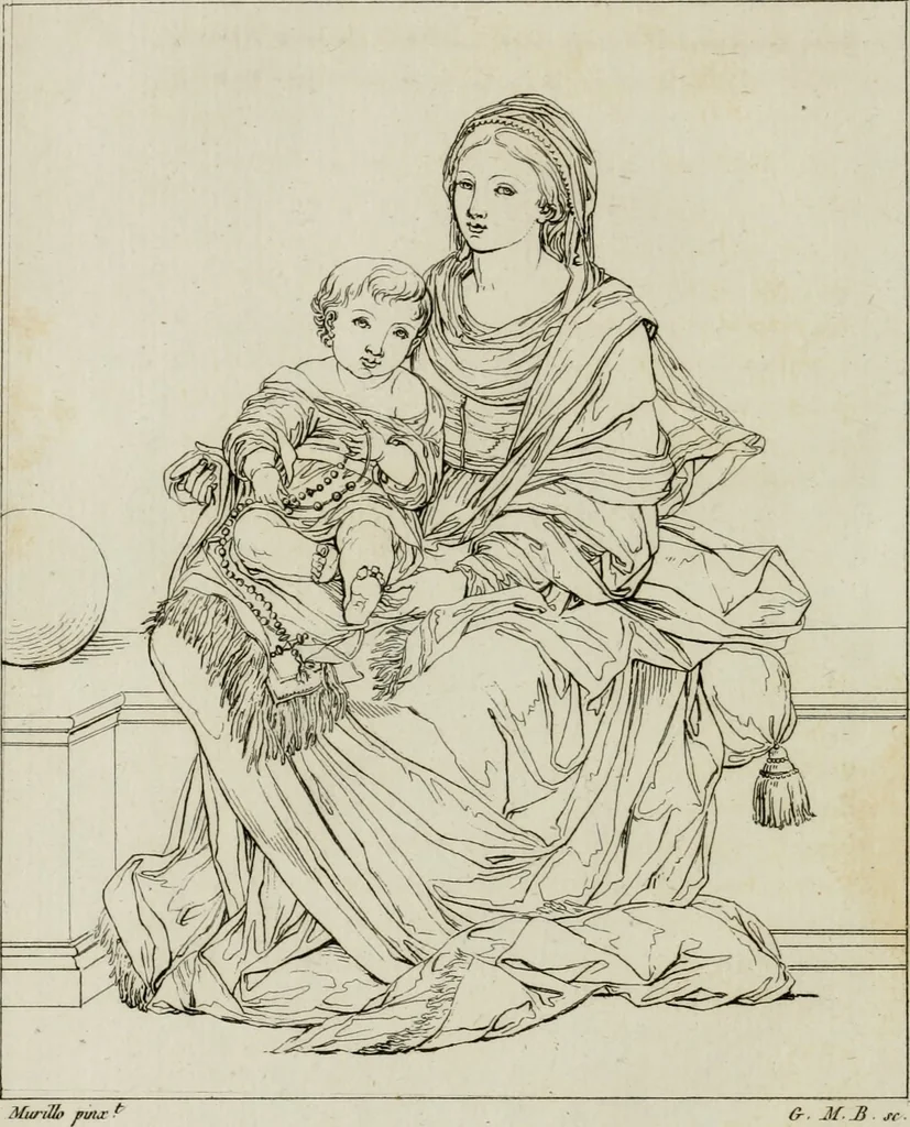 An illustration from Annales du musée et de l'école moderne des beaux-arts : recueil de gravures au trait, d'après les principaux ouvrages de peinture, sculpture, ou projets d'architecture, qui, chaque année, ont remporté le prix, soit aux écoles spéciales, soit aux concours nationaux : les productions des artistes en tous genres, qui, aux différentes expositions, ont été citées avec éloges : les morceaux les plus estimés ou inédits de la galerie de peinture : la suite complète de celle des antiques : édifices anciens et modernes, etc., 1800, leaf 241