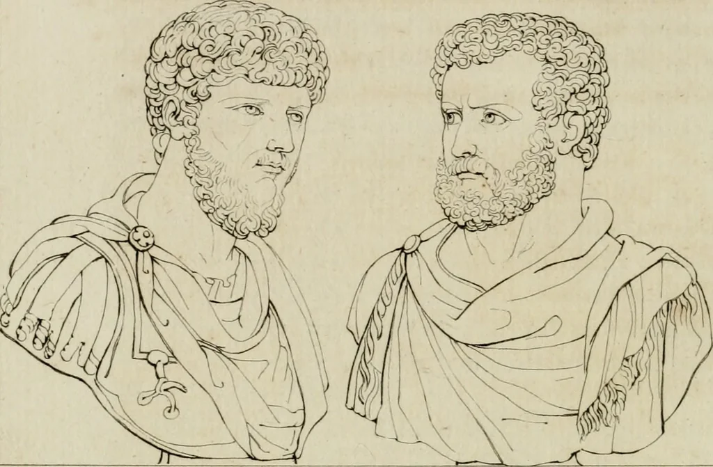 An illustration from Annales du musée et de l'école moderne des beaux-arts : recueil de gravures au trait, d'après les principaux ouvrages de peinture, sculpture, ou projets d'architecture, qui, chaque année, ont remporté le prix, soit aux écoles spéciales, soit aux concours nationaux : les productions des artistes en tous genres, qui, aux différentes expositions, ont été citées avec éloges : les morceaux les plus estimés ou inédits de la galerie de peinture : la suite complète de celle des antiques : édifices anciens et modernes, etc., 1800, leaf 81