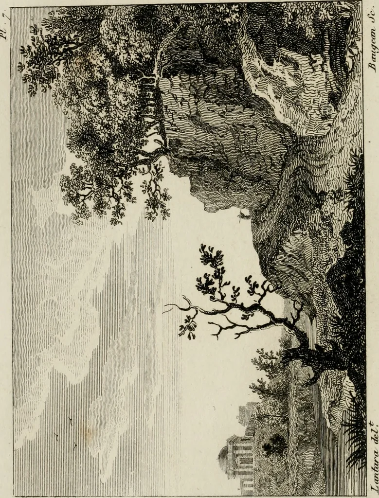 An illustration from Annales du musée et de l'école moderne des beaux-arts : recueil de gravures au trait, d'après les principaux ouvrages de peinture, sculpture, ou projets d'architecture, qui, chaque année, ont remporté le prix, soit aux écoles spéciales, soit aux concours nationaux : les productions des artistes en tous genres, qui, aux différentes expositions, ont été citées avec éloges : les morceaux les plus estimés ou inédits de la galerie de peinture : la suite complète de celle des antiques : édifices anciens et modernes, etc., 1800, leaf 33