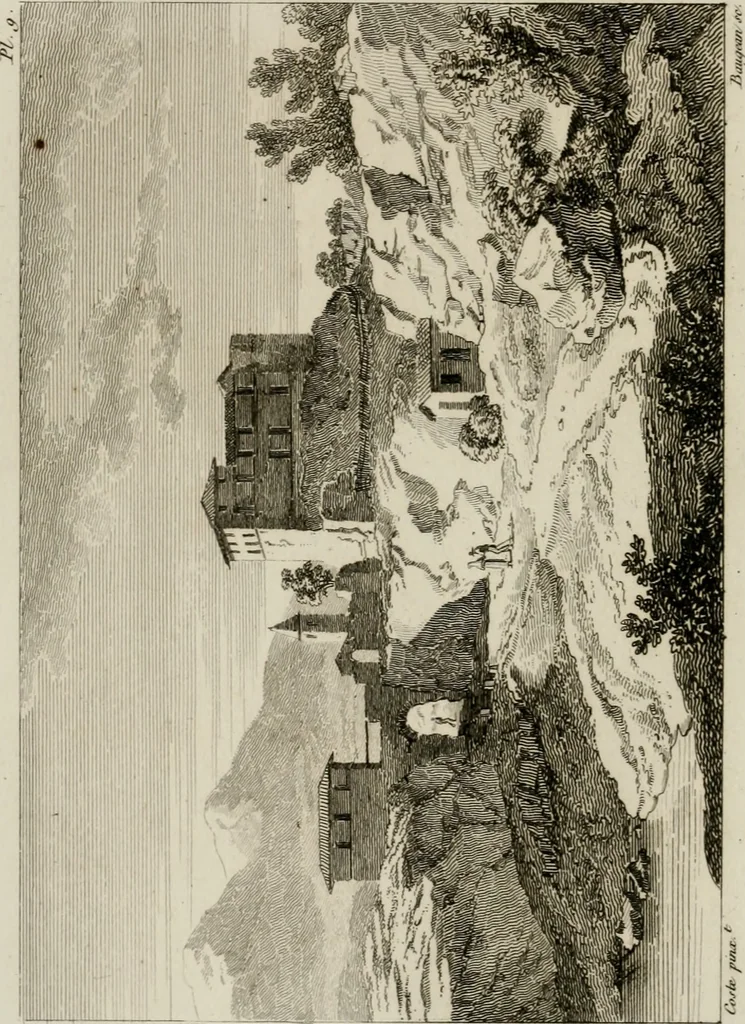 An illustration from Annales du musée et de l'école moderne des beaux-arts : recueil de gravures au trait, d'après les principaux ouvrages de peinture, sculpture, ou projets d'architecture, qui, chaque année, ont remporté le prix, soit aux écoles spéciales, soit aux concours nationaux : les productions des artistes en tous genres, qui, aux différentes expositions, ont été citées avec éloges : les morceaux les plus estimés ou inédits de la galerie de peinture : la suite complète de celle des antiques : édifices anciens et modernes, etc., 1800, leaf 39