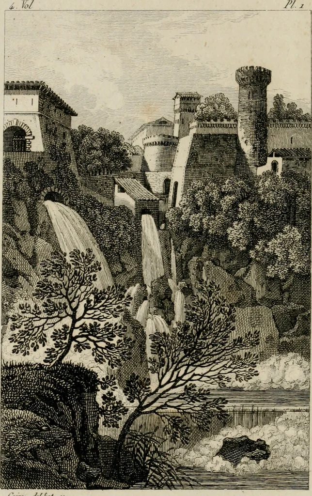 An illustration from Annales du musée et de l'école moderne des beaux-arts : recueil de gravures au trait, d'après les principaux ouvrages de peinture, sculpture, ou projets d'architecture, qui, chaque année, ont remporté le prix, soit aux écoles spéciales, soit aux concours nationaux : les productions des artistes en tous genres, qui, aux différentes expositions, ont été citées avec éloges : les morceaux les plus estimés ou inédits de la galerie de peinture : la suite complète de celle des antiques : édifices anciens et modernes, etc., 1800, leaf 13