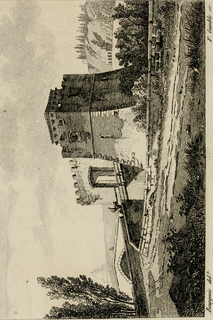 An illustration from Annales du musée et de l'école moderne des beaux-arts : recueil de gravures au trait, d'après les principaux ouvrages de peinture, sculpture, ou projets d'architecture, qui, chaque année, ont remporté le prix, soit aux écoles spéciales, soit aux concours nationaux : les productions des artistes en tous genres, qui, aux différentes expositions, ont été citées avec éloges : les morceaux les plus estimés ou inédits de la galerie de peinture : la suite complète de celle des antiques : édifices anciens et modernes, etc., 1800, leaf 151