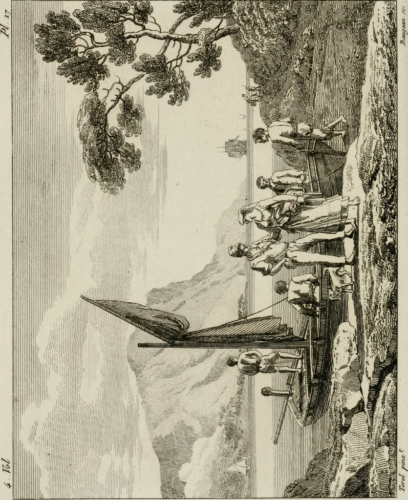 An illustration from Annales du musée et de l'école moderne des beaux-arts : recueil de gravures au trait, d'après les principaux ouvrages de peinture, sculpture, ou projets d'architecture, qui, chaque année, ont remporté le prix, soit aux écoles spéciales, soit aux concours nationaux : les productions des artistes en tous genres, qui, aux différentes expositions, ont été citées avec éloges : les morceaux les plus estimés ou inédits de la galerie de peinture : la suite complète de celle des antiques : édifices anciens et modernes, etc., 1800, leaf 61