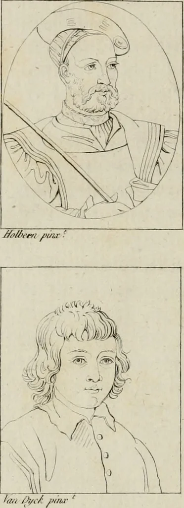 An illustration from Annales du musée et de l'école moderne des beaux-arts : recueil de gravures au trait, d'après les principaux ouvrages de peinture, sculpture, ou projets d'architecture, qui, chaque année, ont remporté le prix, soit aux écoles spéciales, soit aux concours nationaux : les productions des artistes en tous genres, qui, aux différentes expositions, ont été citées avec éloges : les morceaux les plus estimés ou inédits de la galerie de peinture : la suite complète de celle des antiques : édifices anciens et modernes, etc., 1800, leaf 291