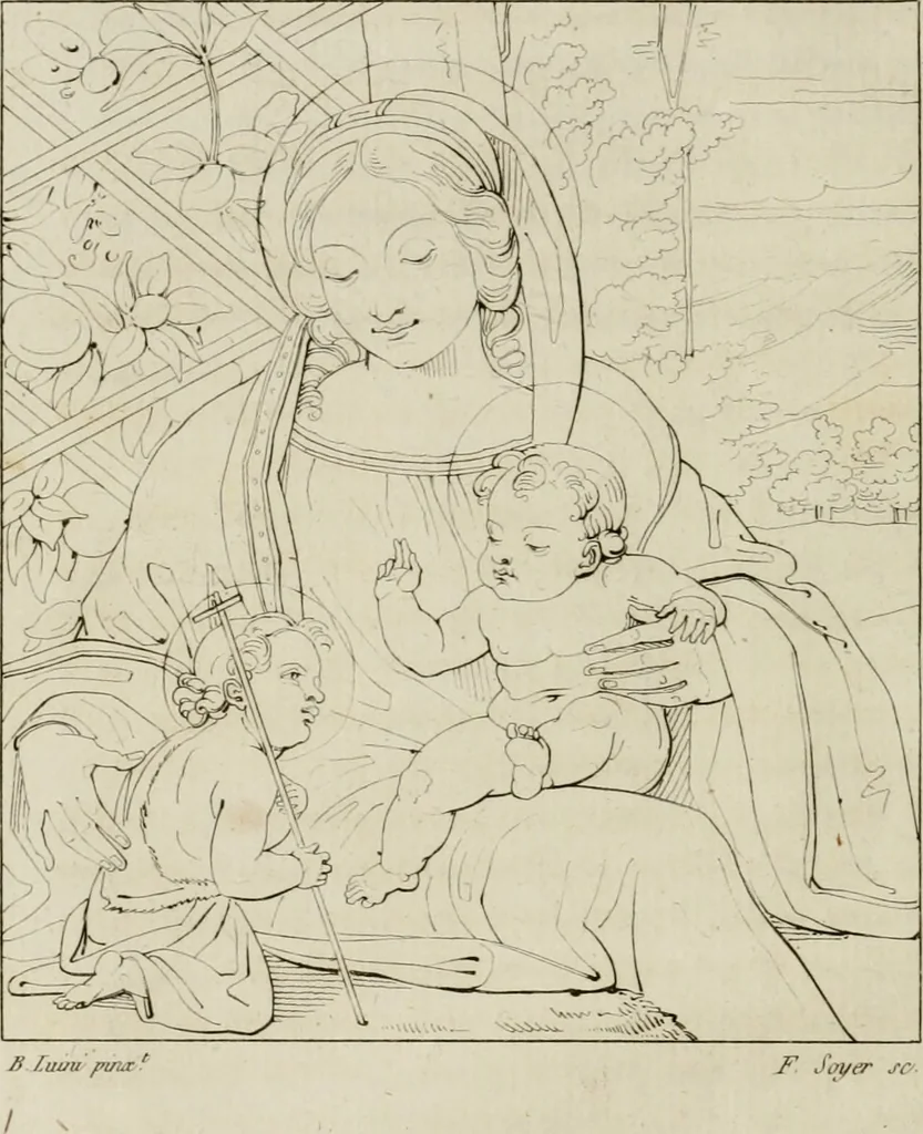 An illustration from Annales du musée et de l'école moderne des beaux-arts : recueil de gravures au trait, d'après les principaux ouvrages de peinture, sculpture, ou projets d'architecture, qui, chaque année, ont remporté le prix, soit aux écoles spéciales, soit aux concours nationaux : les productions des artistes en tous genres, qui, aux différentes expositions, ont été citées avec éloges : les morceaux les plus estimés ou inédits de la galerie de peinture : la suite complète de celle des antiques : édifices anciens et modernes, etc., 1800, leaf 31