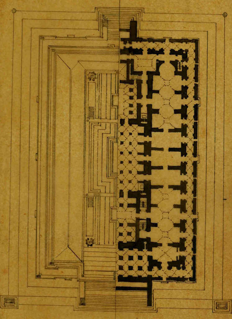 An illustration from Annales du Salon de Gand et de l'école moderne des Pays-Bas : recueil de morceaux choisis parmi les ouvrages de peinture, sculpture, architecture et gravure, esposés au musée en 1820, et d'autres nouvelles productions d l'art : gravés au trait, avec l'explication des sujets et une notice sur les artistes, 1823, leaf 142