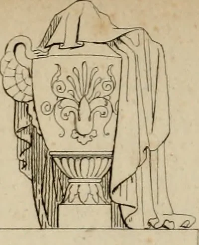 An illustration from Annales du Salon de Gand et de l'école moderne des Pays-Bas : recueil de morceaux choisis parmi les ouvrages de peinture, sculpture, architecture et gravure, esposés au musée en 1820, et d'autres nouvelles productions d l'art : gravés au trait, avec l'explication des sujets et une notice sur les artistes, 1823, leaf 285