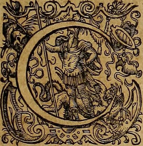 An illustration from Annales ecclesiastici : ex XII. Tomis Cæsaris Baronii S.R.E. presb. cardinalis, bibliothecarii apostolici, in epitomen redacti, 1623, leaf 10