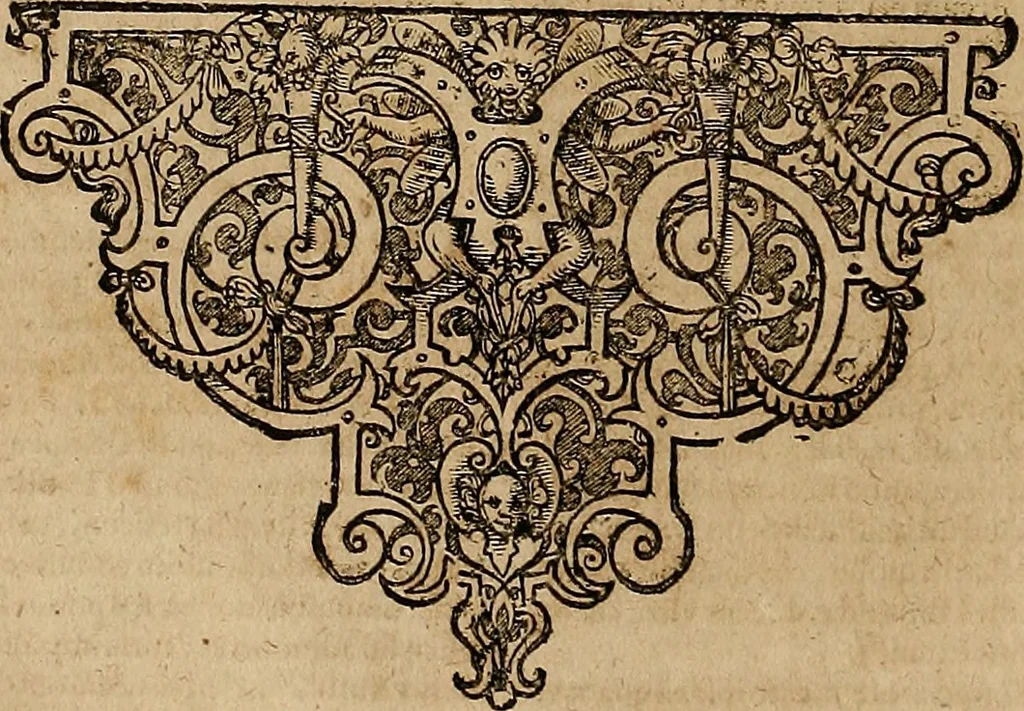 An illustration from Annales ecclesiastici : ex XII. Tomis Cæsaris Baronii S.R.E. presb. cardinalis, bibliothecarii apostolici, in epitomen redacti, 1623, leaf 595