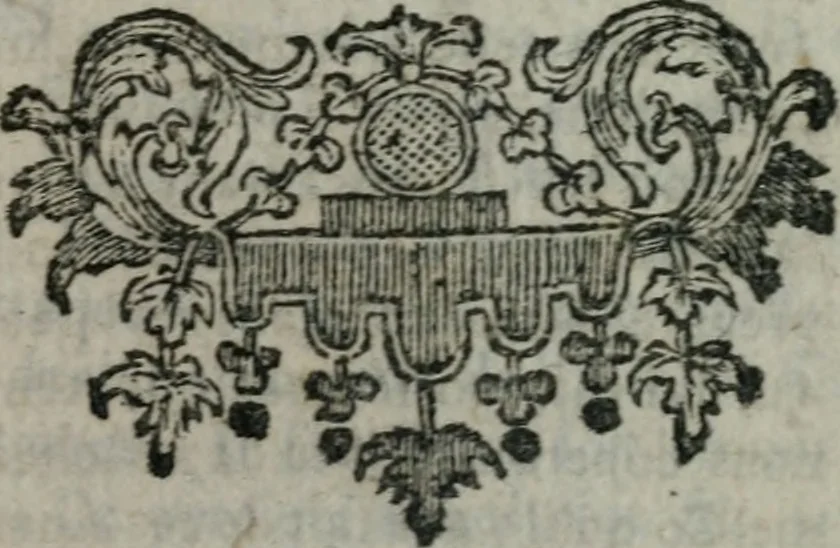 An illustration from Annales galantes de mademoiselle de Villedieu, 1697, leaf 238