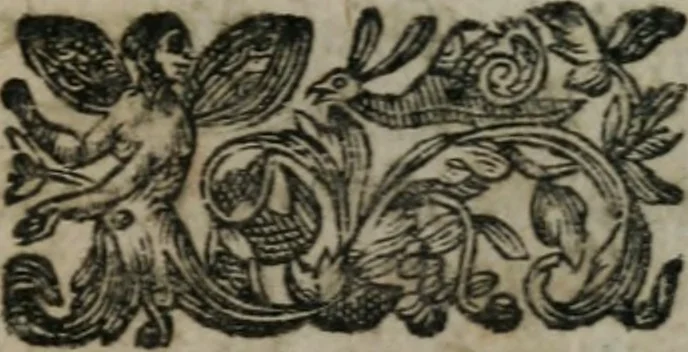 An illustration from Annales galantes de mademoiselle de Villedieu, 1697, leaf 606