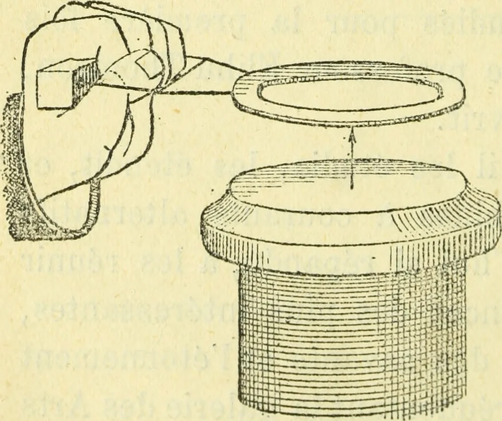 An illustration from Annales télégraphiques .., 1855, leaf 333