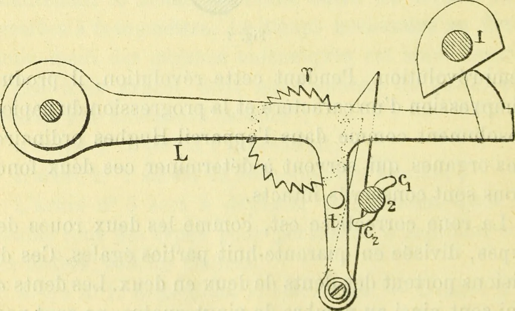 An illustration from Annales télégraphiques .., 1855, leaf 445