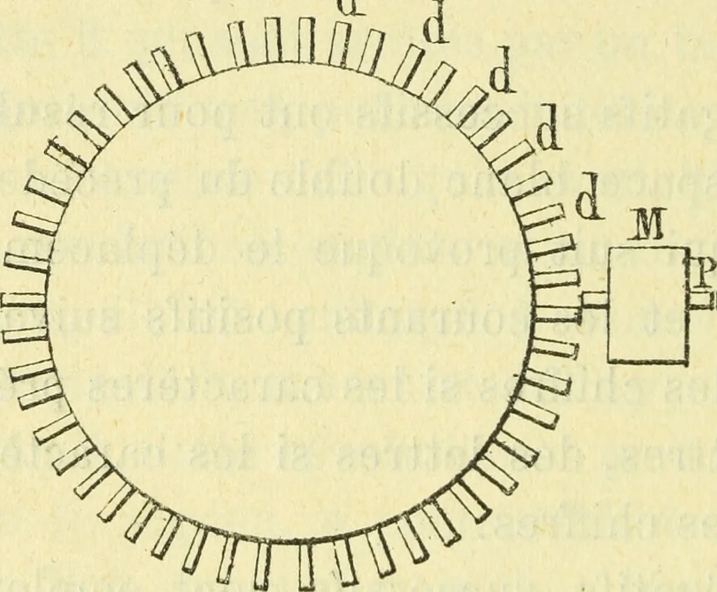 An illustration from Annales télégraphiques .., 1855, leaf 453