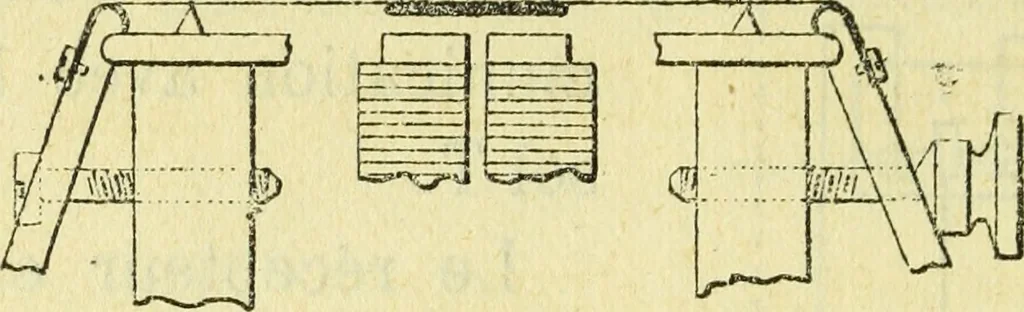 An illustration from Annales télégraphiques .., 1855, leaf 515