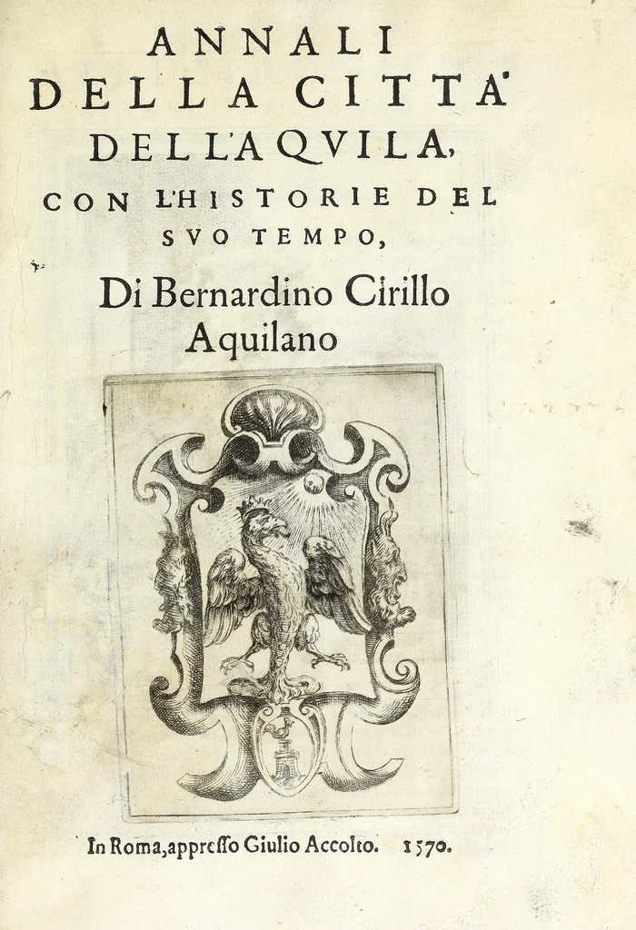 An illustration from Annali della città dell'Aqvila : con l'histoire del svo tempo, 1570, leaf 5