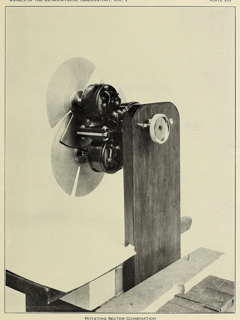An illustration from Annals of the Astrophysical Observatory of the Smithsonian Institution, 1900, leaf 125