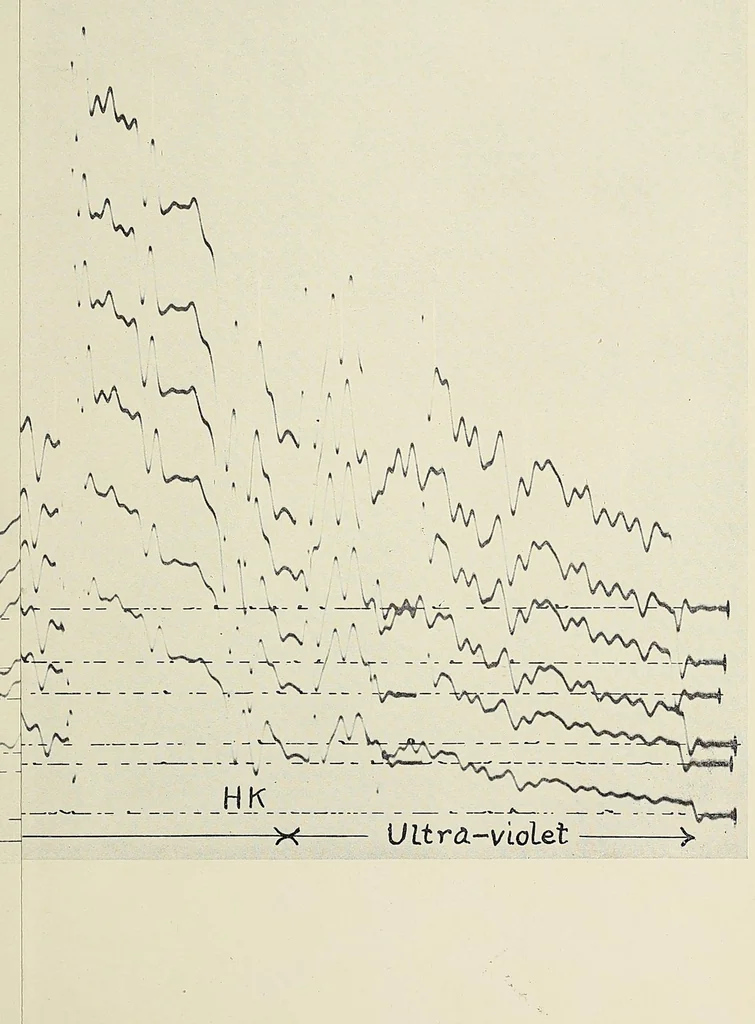 An illustration from Annals of the Astrophysical Observatory of the Smithsonian Institution, 1900, leaf 131