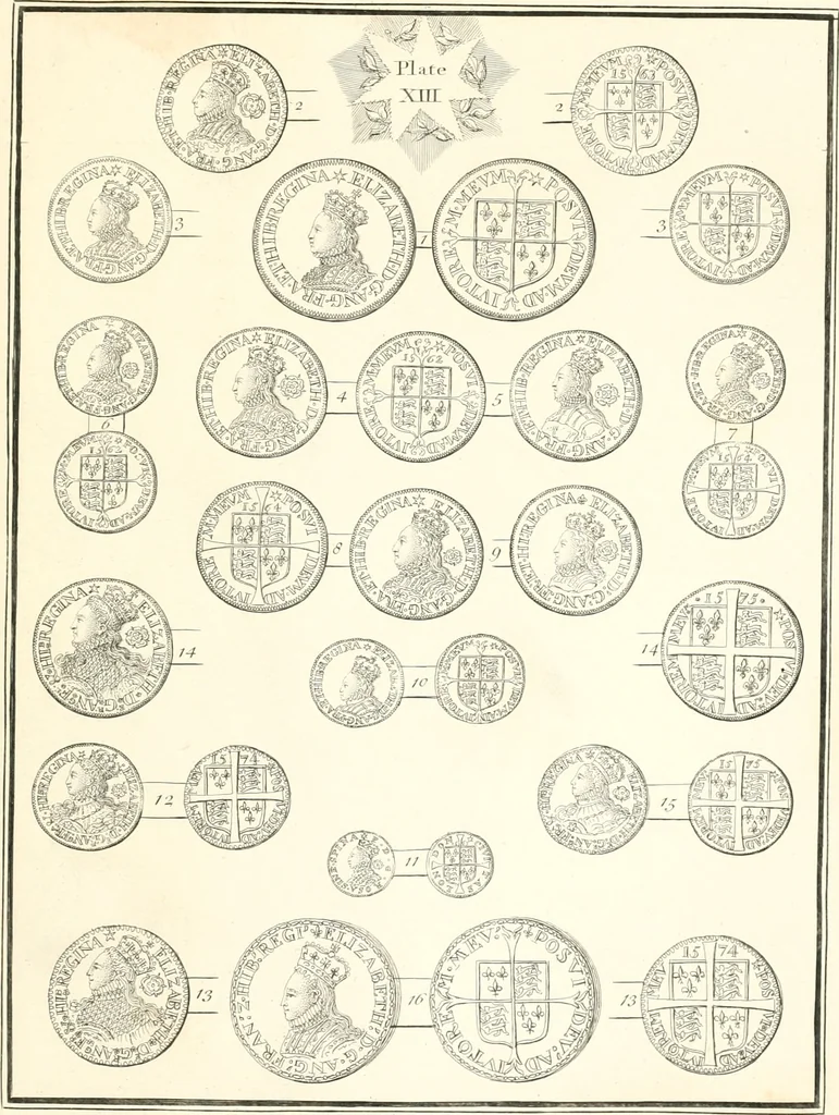 An illustration from Annals of the coinage of Great Britain and its dependencies : from the earliest period of authentic history to the reign of Victoria, 1840, leaf 104